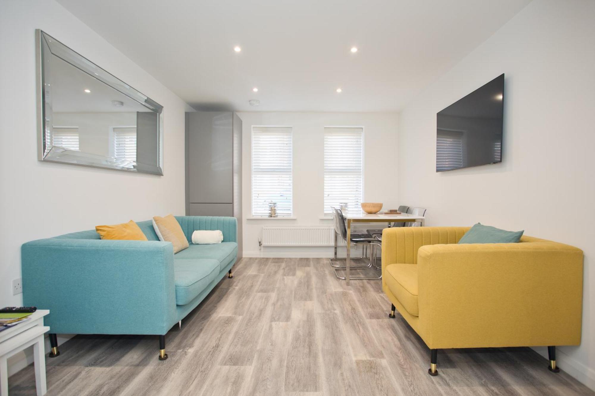 Sea Air - 2 Bedrooms - Parking - Mins To Beach Bournemouth Ngoại thất bức ảnh